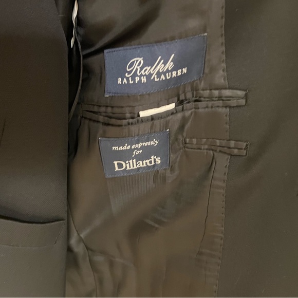 Ralph by Ralph Lauren black suit. jacket Is 38 short, pants are 32/30 & vest - Picture 2 of 4